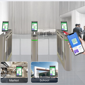 10-дюймовая система контроля доступа с датчиком температуры - Product Image 5