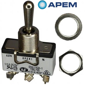 <span class=keywords><strong>APEM</strong></span> מפיץ רגעי toggle מתג 637H במלאי - Product Image 4