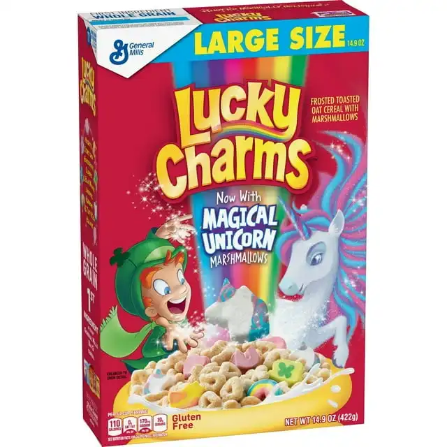 Lucky Charms Original 12x297g/10,5 oz General Mills Cereal con Avena y Malvaviscos