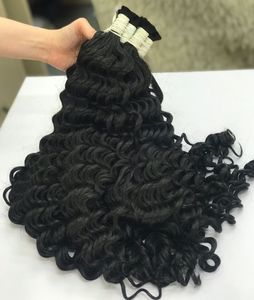 Üst derin dalga toplu sınıf Vietnam kalite toplu Remy saç ekleme 1B bakire manikür hizalanmış kıvırcık gevşek derin dalga tarzı - Product Image 5