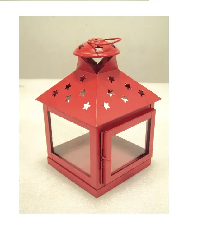 Metal Small Lantern For Indoor Decoration