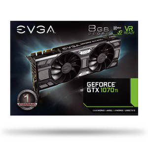 EVGA GeForce GTX <strong>1070</strong> <strong>Ti</strong> 8 GB GDDR5 Graphics Card New Fan Cooler Workstation Application - Product Image 1