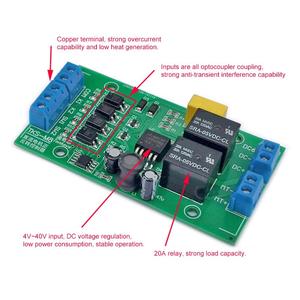 DC 5V 12V 24V BLDC motore Driver Controller modulo in avanti retromarcia 20A ad alta corrente con relè limite Driver di sollevamento scheda di controllo - Product Image 2