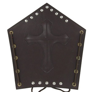 Bowman'ın deri rönesans harp Bracer LARP fuarları sahne yapımları için Set-el işi deri el sanatları - Product Image 3