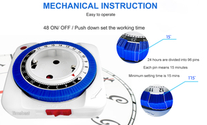 Controllo meccanico del Timer 24H professionale cinese di alta qualità - Product Image 3