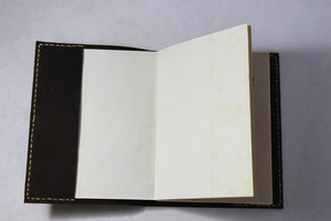 Handcraft Buddha Antique <strong>Scripts</strong> Embossed Front Cover Handmade Lokta Paper <strong>Notebook</strong> A5 Diary Customization Leather Journal - Product Image 3