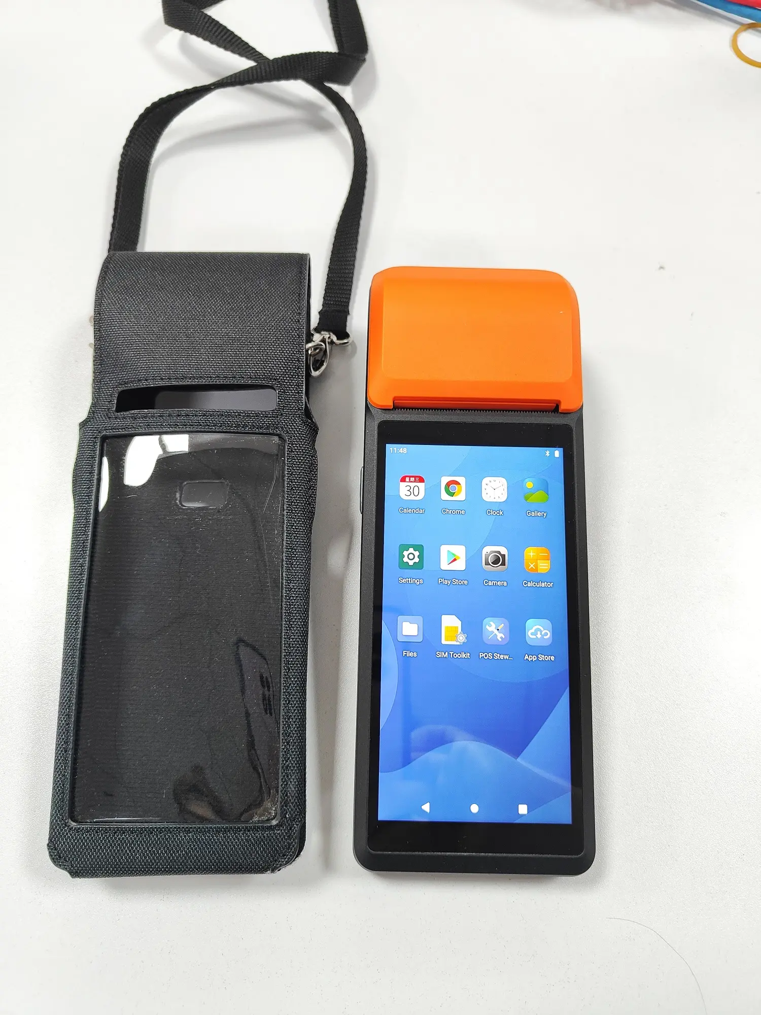 Q6 4G Handheld Pos Barcodescanner Systeem Android 11 Mobiele Pos Terminal Machine Met 58Mm Thermische Bonprinter