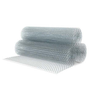 Rete metallica esagonale zincata in acciaio intrecciata rete isolante a rete con bordo morbido rete protettiva maglia da pollo rivestita in zinco - Product Image 3