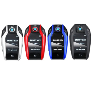 กุญแจรถอัจฉริยะพร้อมส่งสำหรับรีโมทคอนโทรลสไตล์ BMW รีโมทคอนโทรล LCD ดิจิตอลกุญแจอัตโนมัติดัดแปลงอเนกประสงค์หน้าจอสัมผัสกุญแจรถอัจฉริยะ - Product Image 1