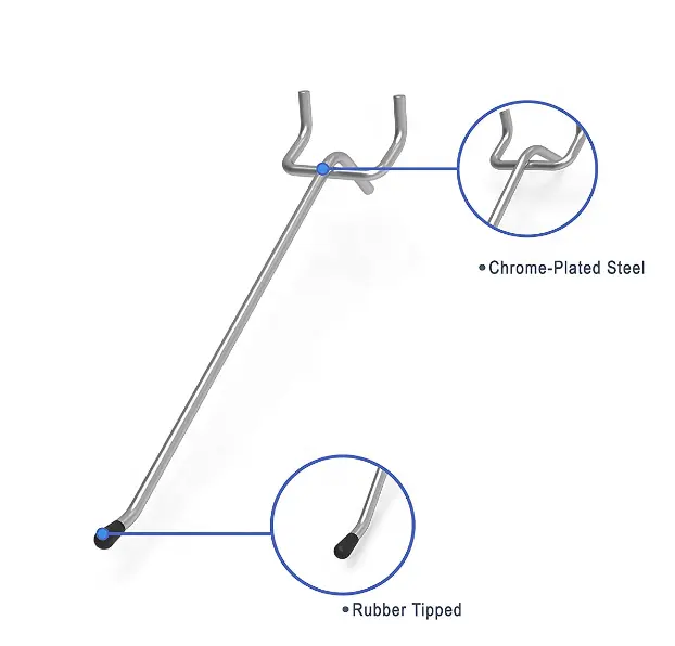Пользовательские проволочные вешалки s-образные крючки дисплей крюк