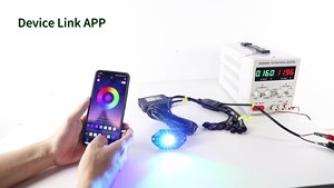 App Smart Control Multicolor IP69K Flashing Music RGB <strong>Led</strong> Rock Lights with 4 <strong>6</strong> 8pods <strong>Kit</strong> - Product Image 5