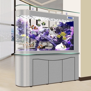 Glazen aquariumbodemfilter in kogelvorm voor thuis of kantoor, aanpasbaar als ruimteverdeler - Product Image 2