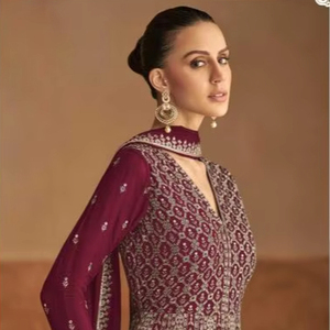 Gulkayra Nagma Chinon Online Wholesale Indian &amp; Pakistani Kurti Gown - Product Image 1