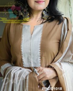 Hint South güney pamuk Kurti pantolon seti kadın tasarımcı düğün kıyafeti Salwar Kameez Kurta seti - Product Image 4
