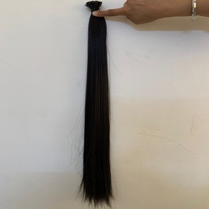 ผมต่อแบบมีเคราตินแบบเรมี่สำหรับต่อผมชาวอินเดียแบบสองชั้นปลายแบน - Product Image 1