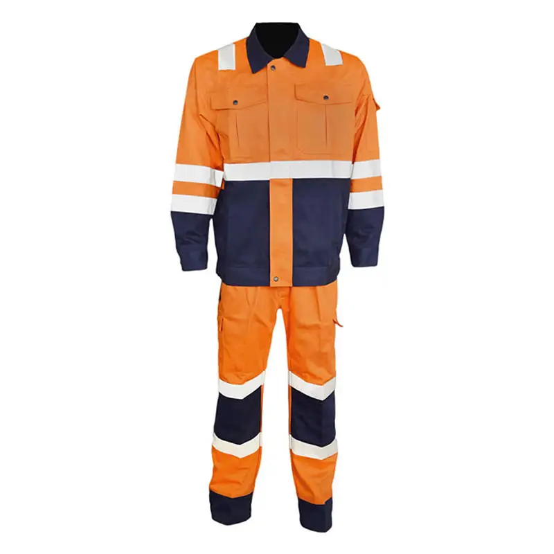 Arancione blu Costume vigile del fuoco vestiti personalizzati per vigili del fuoco tuta intera personalizzata resistente al fuoco di alta qualità per uomo