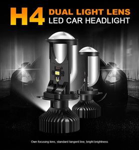 Auto Lighting System for Toyota 2022 H4 Y6 <strong>LED</strong> Bulbs High Low Beam Projector Lens 80W 15000lm <strong>LED</strong> Headlight Auto Kit 12V-24V - Product Image 5