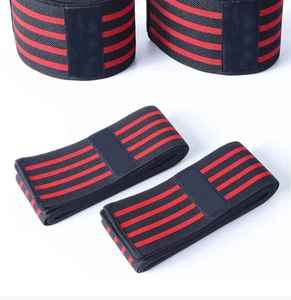 2023 Custom <span class=keywords><strong>Elastic</strong></span> Joelho Correias Agachamento Wraps Halterofilismo Cruz Joelho Wraps Treinamento Fitness Powerlifting Joelho Wraps e Correias