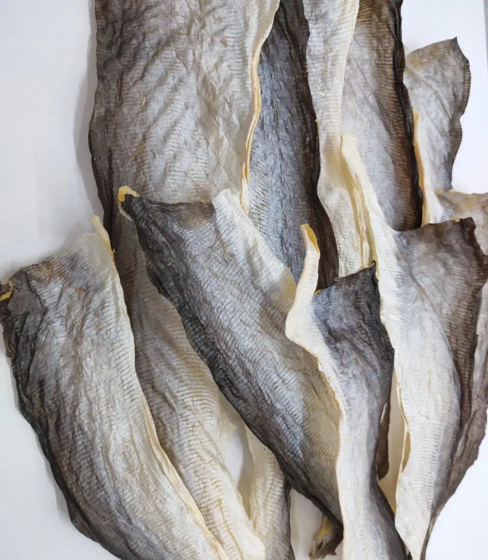 Mengekspor kulit ikan BASA murni yang diproduksi dari ikan BASA