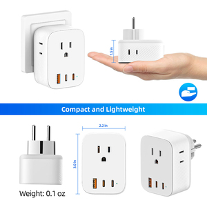 20W Schnell ladegerät Universal-Reise adapter Elektrischer Steckdosen adapter mit OTP-Schutz für die Verwendung mit der Kamera - Product Image 2