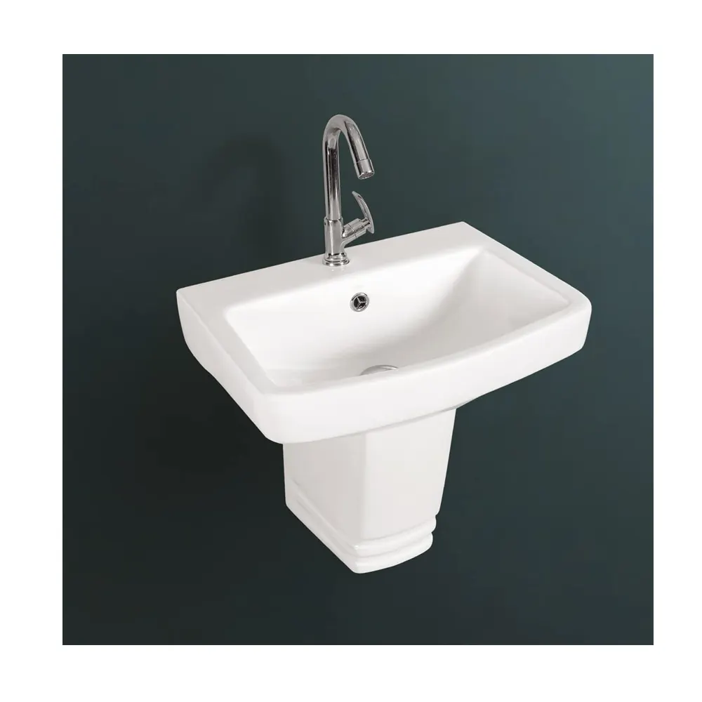 Avro-SQ Lavabo SQ56 Complete Set Of Luxurious Quality Ceramic Wash Basin Pedestal Sanitary Ware