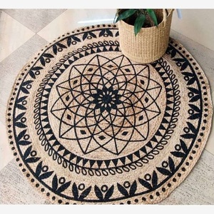 New Arrival Chất Lượng Tốt Nhất Hình Bầu Dục Đay Placemat Đặt Bữa Ăn Tối Dệt Handmade Bông Placemats Trong Giá Bán Buôn - Product Image 3