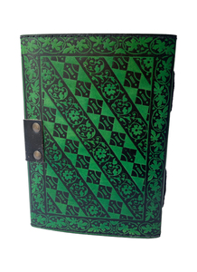 Handcraft Buddha Antique <strong>Scripts</strong> Embossed Front Cover Genuine Leather Note <strong>Book</strong> A5 Diary Customizable Journal Deckle Edge Papers - Product Image 4