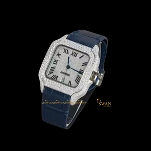 Roma rakamı ile son yüksek kaliteli saat ve Timepiece dünyasında yeni varış olarak Moissanite elmas standı sahip - Product Image 3