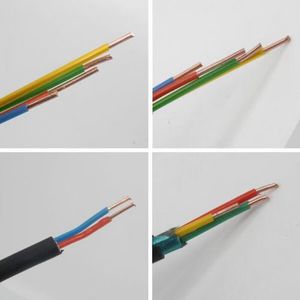 Endüstriyel kullanım için 600V yüksek sıcaklık yanmaz isıya dayanıklı tek % elektrik teli telli saf bakır güç kablosu - Product Image 2