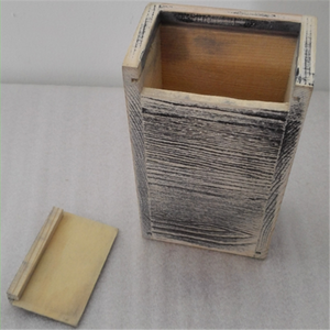 Mộc Mạc grey lưu trữ bằng gỗ hộp cho đồ trang sức đính mini Trường hợp gỗ Hộp quà tặng cho nghệ thuật sở thích DIY những người yêu thích, bàn tổ chức, thẻ - Product Image 5