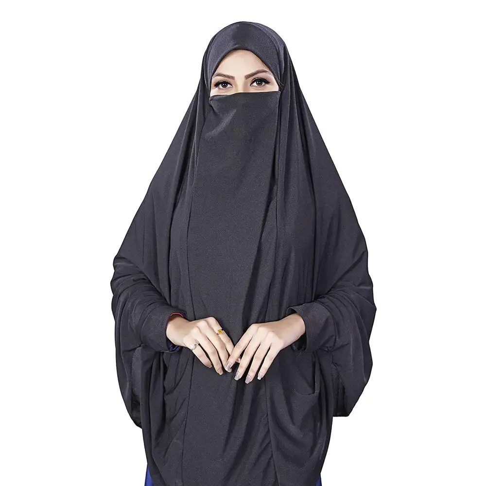 Pañuelo liso islámico para mujer, chales de alta calidad, Hijab musulmán, bufanda gruesa y pesada de gasa, venta al por mayor