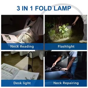 <strong>LED</strong> Rechargeable Work Light Portable COB Magnetic Lights with 5 Modes 180&deg;Rotatable IPX4 Waterproof Worklight Lighting - Product Image 2