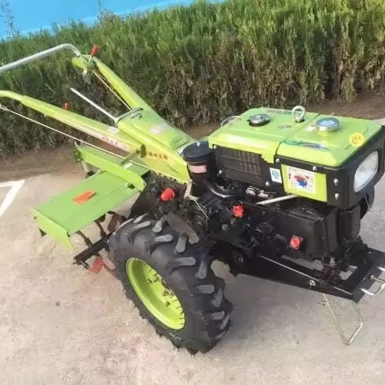 農業用2輪最小ファームウォーキングトラクターミニホイールウォーキングハンドトラクター