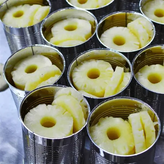 Factory Whosale Fruit Canned Food Pineapple Pieces Canned