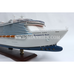 HARMONY of the SEAS WOODEN BOATS MODEL / ROYAL CARIBBEAN <strong>CRUISES</strong> SHIP / HANDMADE CRAFTS for DECORATION - Product Image 6