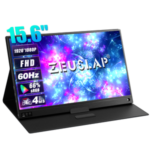 Zeuslap 15,6 pulgadas Monitor portátil 1080P Extensor de pantalla para computadora portátil con entrada USB tipo C