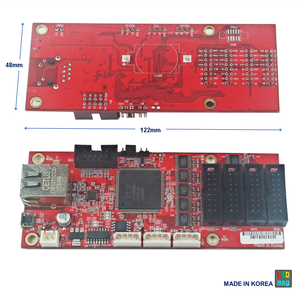 Control Card of Industrial Real-time <strong>LED</strong> 4-line Message <strong>Display</strong> for PLC PC Embedded IoT Server, RS232 TTL Ethernet, LMD-C2-1E
