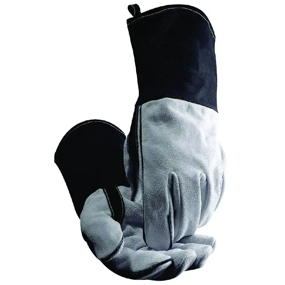 Guantes de soldadura resistentes al calor, trabajo de jardinería, diseño OEM, precio de fábrica, con su logotipo personalizado