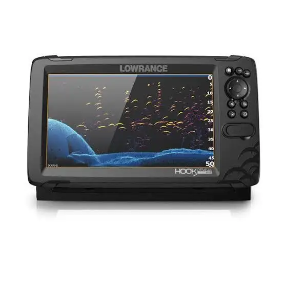 Authentic Lowrancee Hook Reveal 9 Fish Finder 10 Inch Screen with C-MAP Preloaded Map in stock