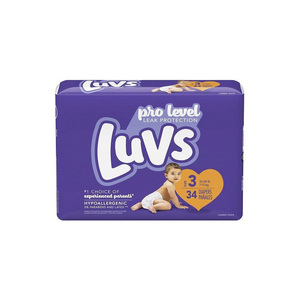 ספק מחיר סיטונאי של luvs אולטרה-laksters תינוק חד פעמי חיתולים מלאי בתפזורת עם משלוח מהיר - Product Image 4