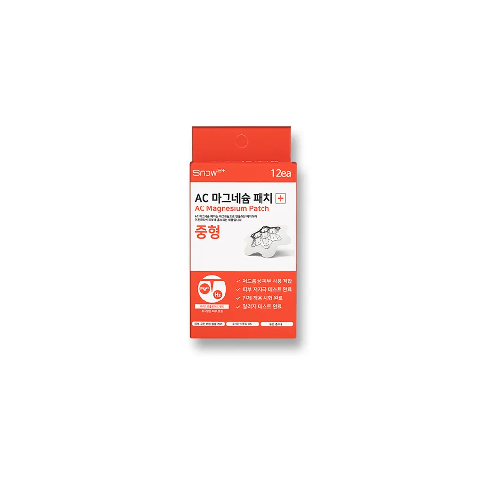 Prodotto caldo Made in Korea prodotti per la cura della pelle Snow2 + AC magnesio Patch problemi effetto lenitivo cura dell'acne varie dimensioni