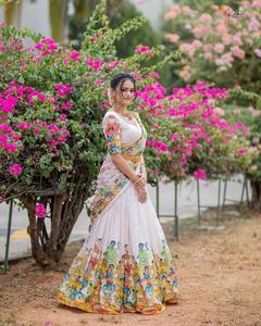 PRESENTING NEW DESIGNER PRINTED LAHENGA <strong>CHOLI</strong> Featuring Printed Lehenga <strong>Choli</strong> in Heavy Muslin Cotton. Quality Is Worth Paying - Product Image 4