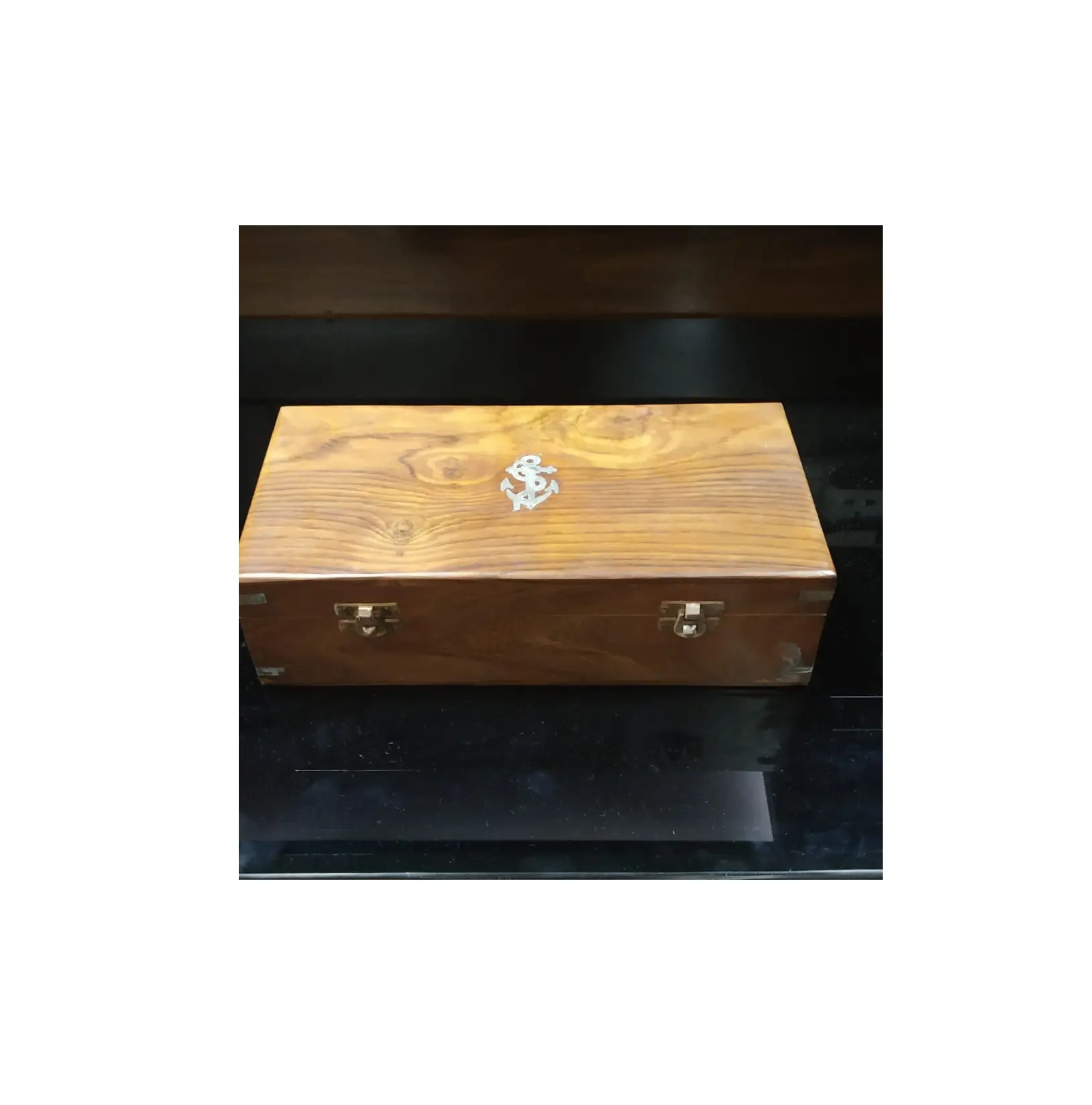 Melhor cor caixa de madeira com polido e tampa madeira caixa alta qualidade mão feita produto tabela ware mais vendendo