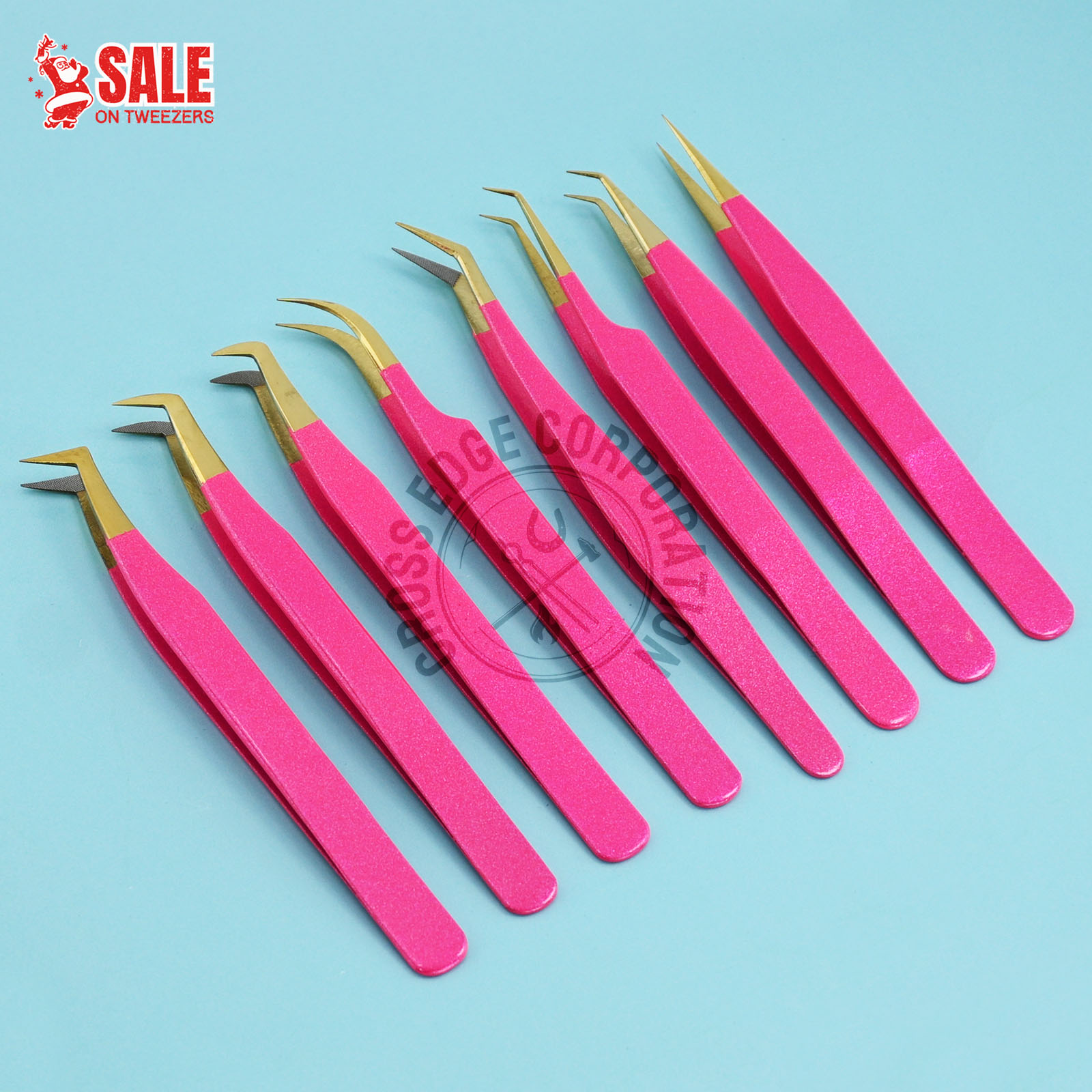 Hot Pink with gold tip
