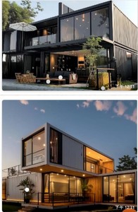 三角形と正方形のプレハブ住宅素敵でエレガント - Product Image 5