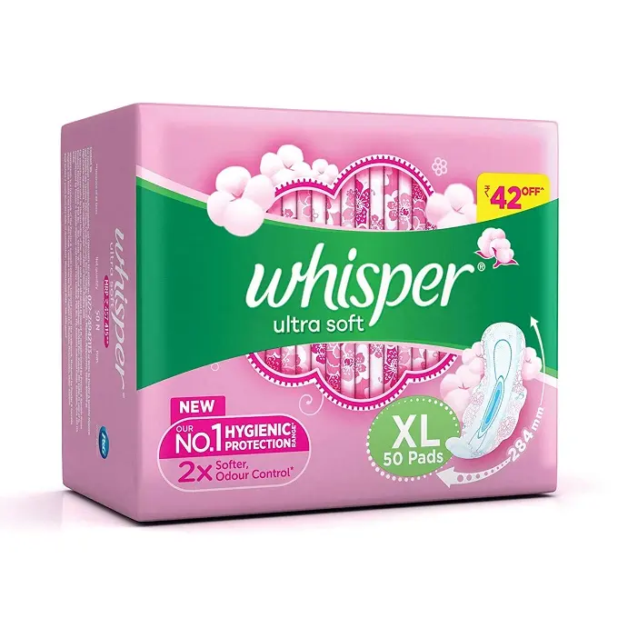 Whisper Ultra Clean Miếng Vệ Sinh Nữ Tính Cỡ Xl Miếng Lót Khăn Ăn Cho Nữ