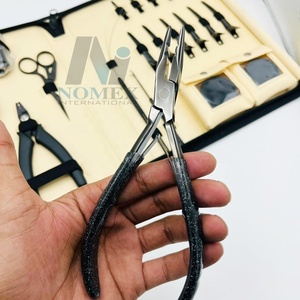 Çok fonksiyonlu boncuk ve Bond aracı için düz ucu ben ucu hairexlogo boncuk kurulum pense Hai uzatma araçları özel Logo - Product Image 6