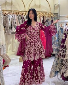 SALWAR KAMEEZ巴基斯坦印度婚礼派对穿礼服宝莱坞套装<span class=keywords><strong>SHARARA</strong></span>