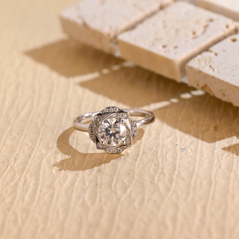 14K Blanco Oro