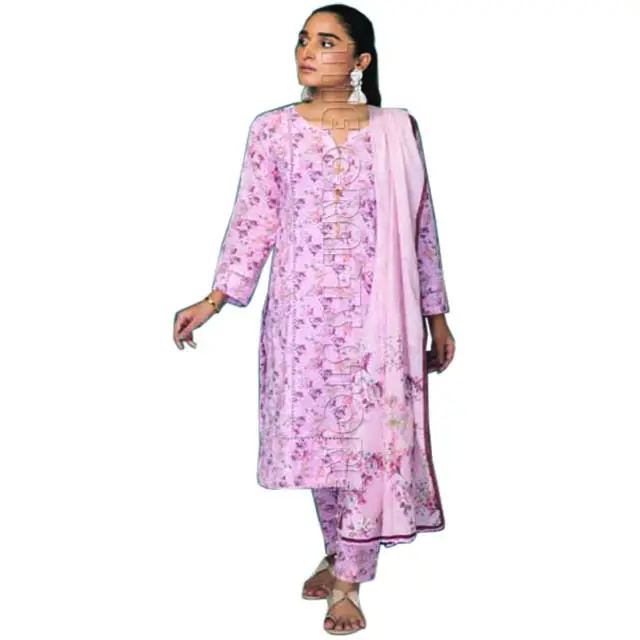 Лидер продаж, элегантное Новое пакистанское платье, готовое Стильное женское платье с вышивкой Shalwar Kameez